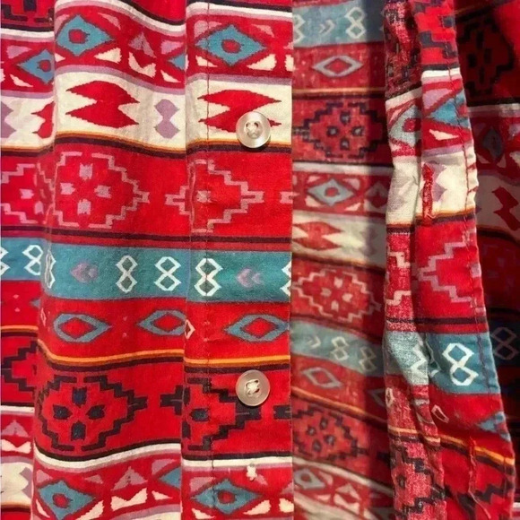 Carbon Men’s size Small button down western style 100% cotton shirt - Picture 3 of 7